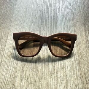 Quay Australia Brown Square Oversized Sunglasses